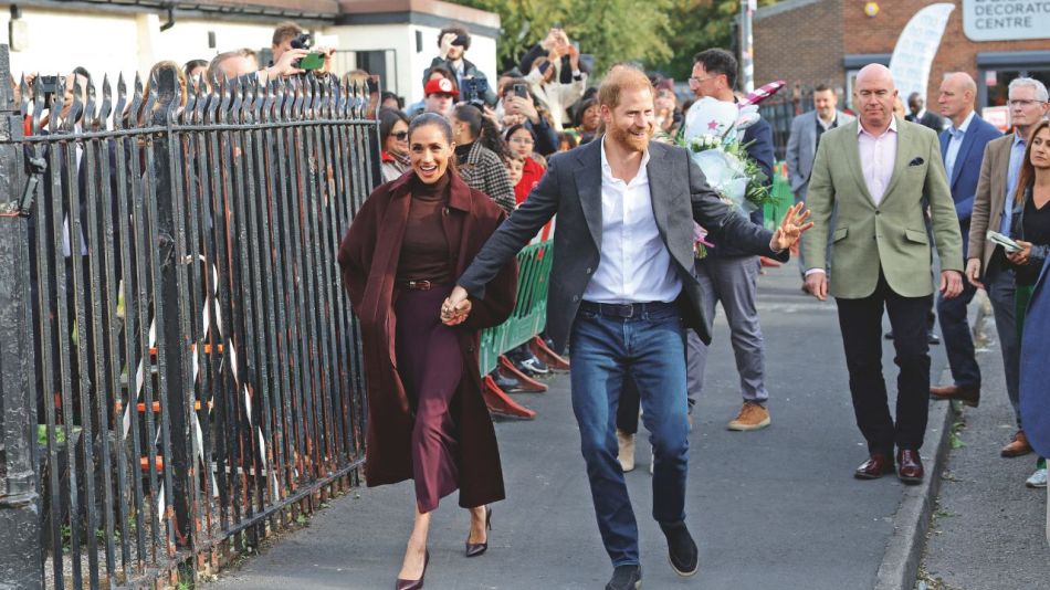 Meghan Markle y el príncipe Harry estuvieron en Nottingham
