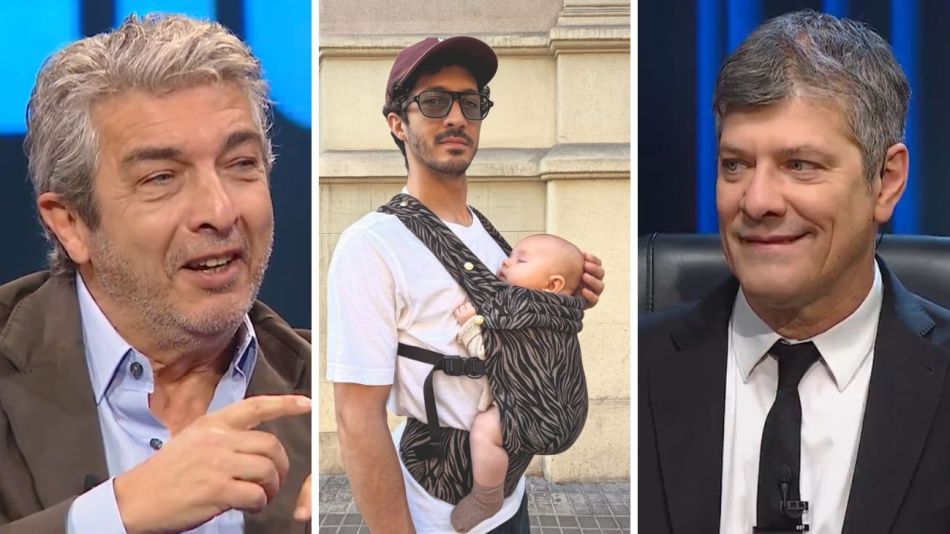 Ricardo Darín, El Chino Darín y Mario Pergolini