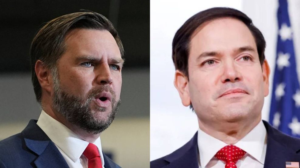 J. D. Vance y Marco Rubio
