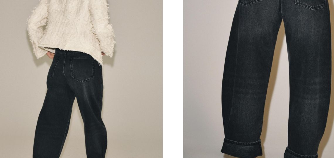 El secreto para llevar jeans de tiro alto con blazer esta primavera