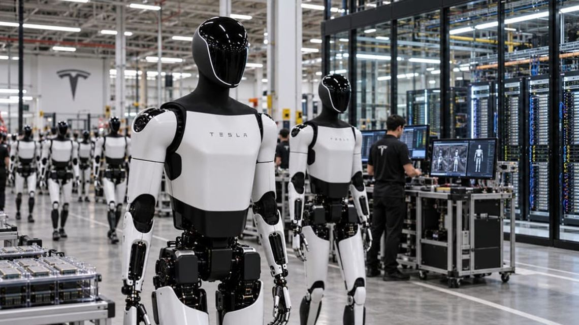 Tesla quiere fabricar 20.000 robots Optimus por semana en 2027