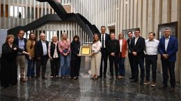 Prunotto y legisladores reconocieron a Emilce Cuda