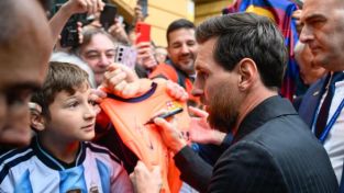 Lionel Messi en Oviedo