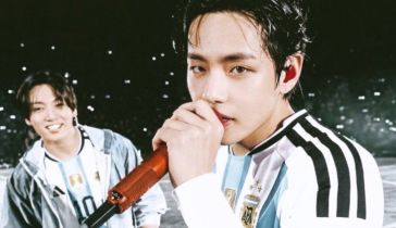 Jungkook y Kim Taehyung en Argentina