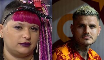 La Chabona y Mauro Icardi