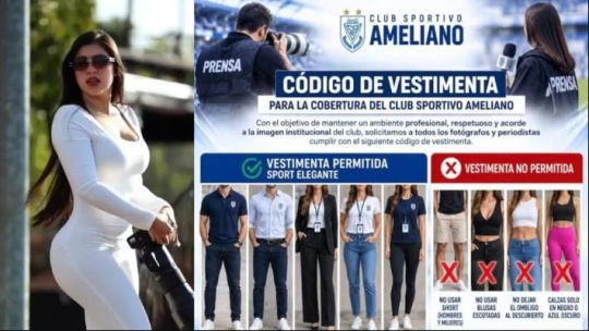 Polémica en Paraguay: Sportivo Ameliano prohibió escotes y shorts a periodistas y debió dar marcha atrás