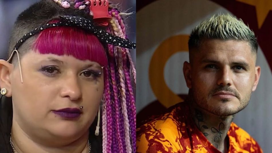 La Chabona y Mauro Icardi