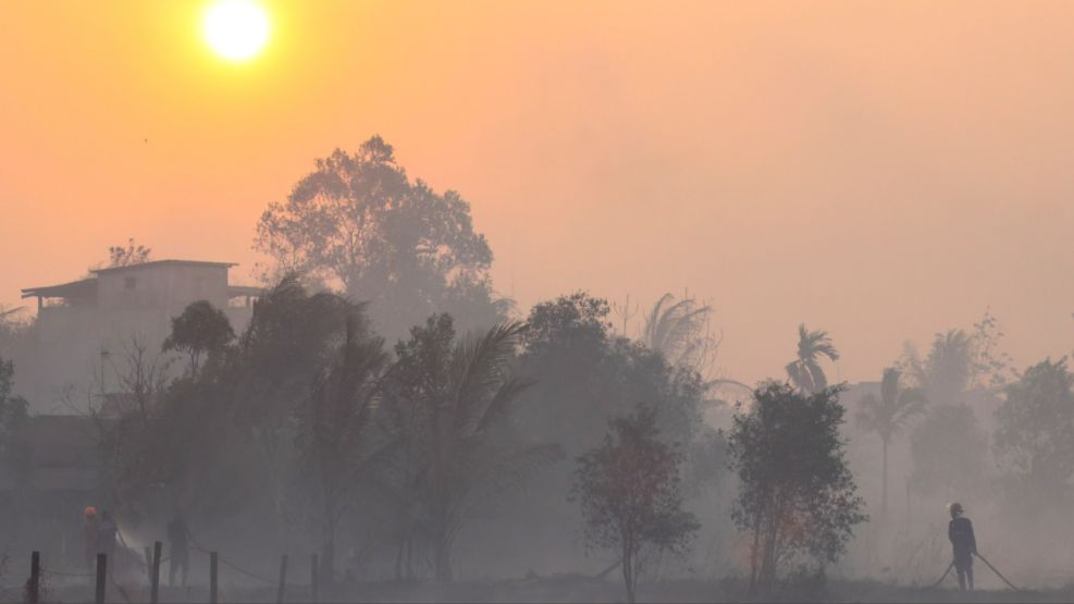 Los incendios masivos en Indonesia