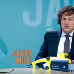 Raul Perez como Javier Milei en El Intermedio | Foto:CEDOC