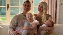 Maxi López, Daniela Christiansson y sus hijos, Elle y Lando