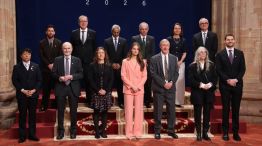 Messi con la princesa Leonor en los Premios Princesa de Asturias 