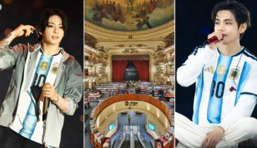 JungKook y Kim Taehyung en Argentina