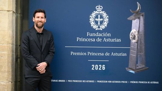 Messi recibe el premio Princesa de Asturias de los Deportes 2026