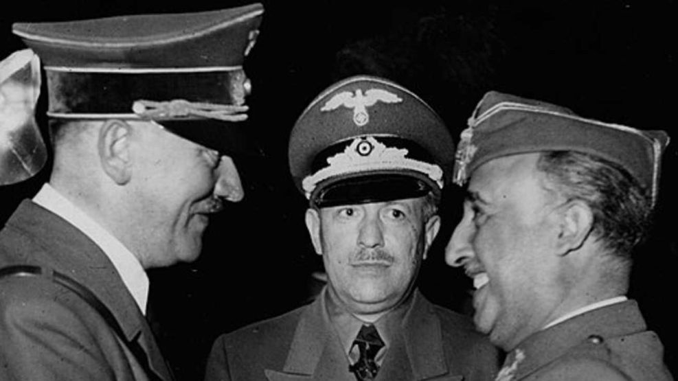 Hitler y Franco en Hendaya
