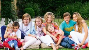 Maru Botana y sus hijos