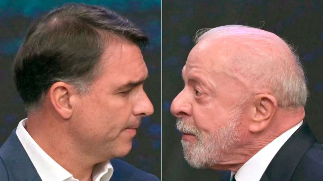 Lula - Flávio Bolsonaro