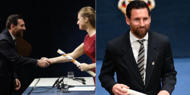 Lionel Messi recibió el premio Princesa de Asturias de los Deportes 2026