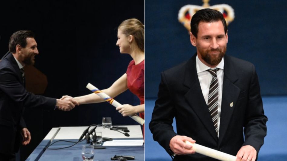 Lionel Messi recibió el premio Princesa de Asturias de los Deportes 2026