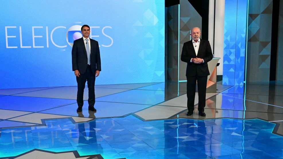 Hubo segundo debate Lula y Flávio Bolsonaro define a su presidente en balotaje.