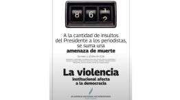 El mensaje de la Academia Nacional de Periodismo sobre los insultos presidenciales.