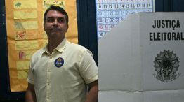 Simpatizantes de Flavio Bolsonaro