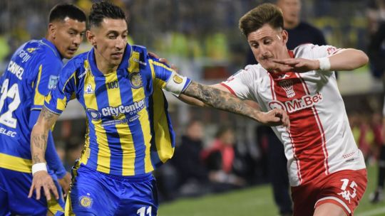 Rosario Central le ganó 2-0 a Huracán con un gol de Di María y quedó puntero de la Tabla Anual