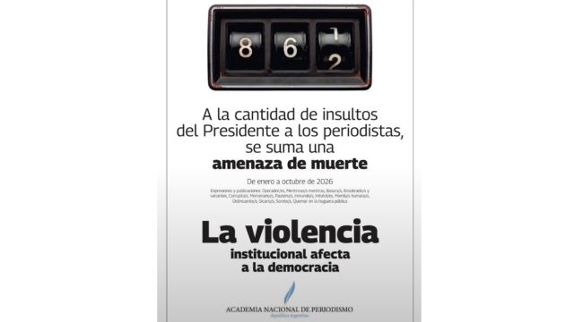El mensaje de la Academia Nacional de Periodismo sobre los insultos presidenciales.
