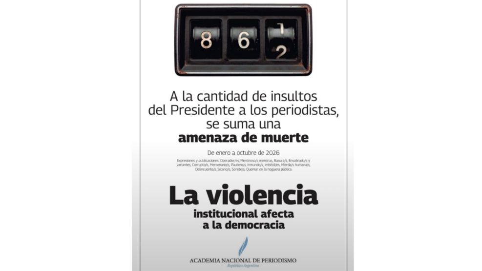 El mensaje de la Academia Nacional de Periodismo sobre los insultos presidenciales.