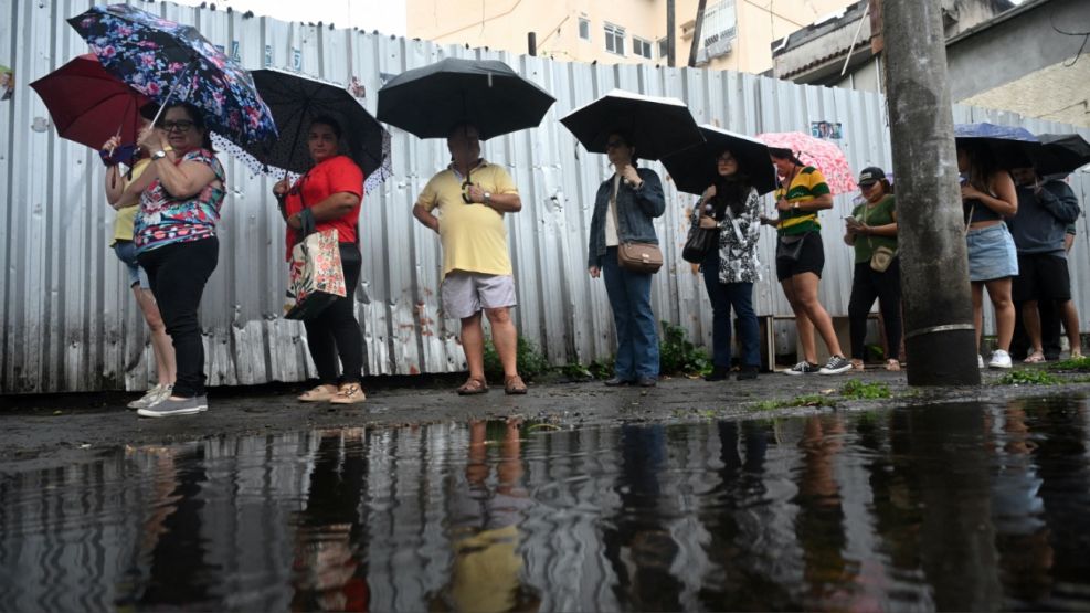 Fuertes lluvias en el sur de Brasil