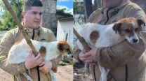 Alejandro Pueblas rescató a un perro
