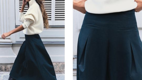 Outifits con sweater y falda: la mezcla perfecta para el entretiempo