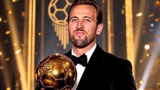 Harry Kane ganó el Balón de Oro 2026: el delantero inglés se coronó como el mejor futbolista del mundo