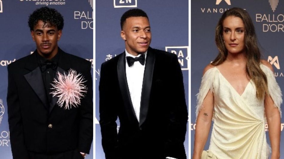 Lamine Yamal, Kylian Mbappé y Alexia Putellas