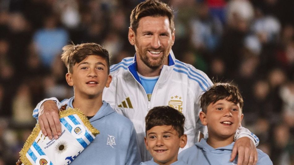 Lionel Messi, Thiago Messi, Ciro Messi, Mateo Messi