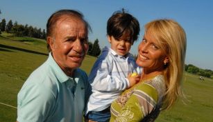 Máximo Menem, Carlos Menem, Cecilia Bolocco