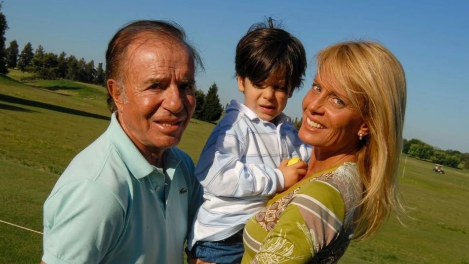 Máximo Menem, Carlos Menem, Cecilia Bolocco