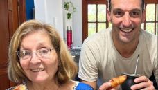 Lionel Scaloni y su mamá