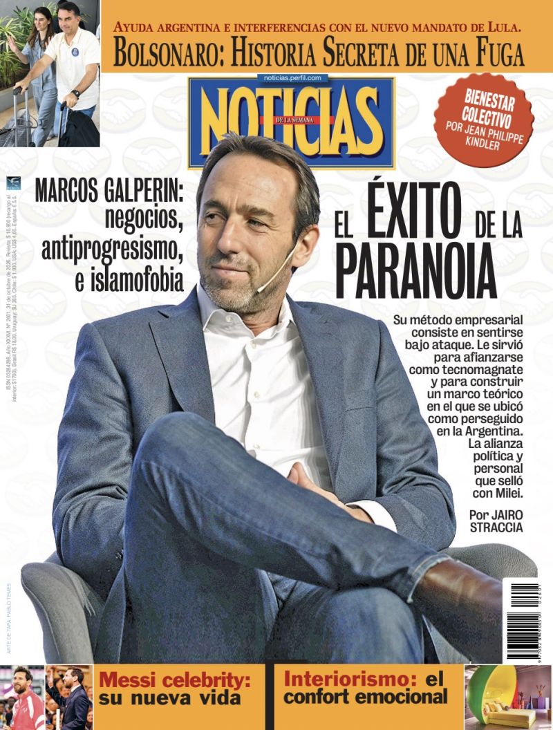 La tapa de NOTICIAS | Foto:Cedoc