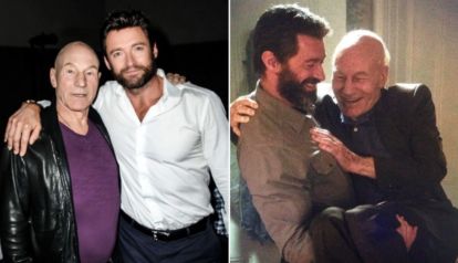 Hugh Jackman y Patrick Stewart