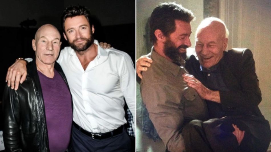 Hugh Jackman y Patrick Stewart