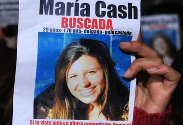 María Cash es buscada desde 2011. Al momento de su desaparición tenía 29 años.