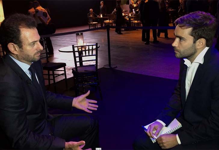 El dirigente de la Unión Industrial Argentina (UIA), José Urtubey, en la cena de Cippec. es el epigrafe