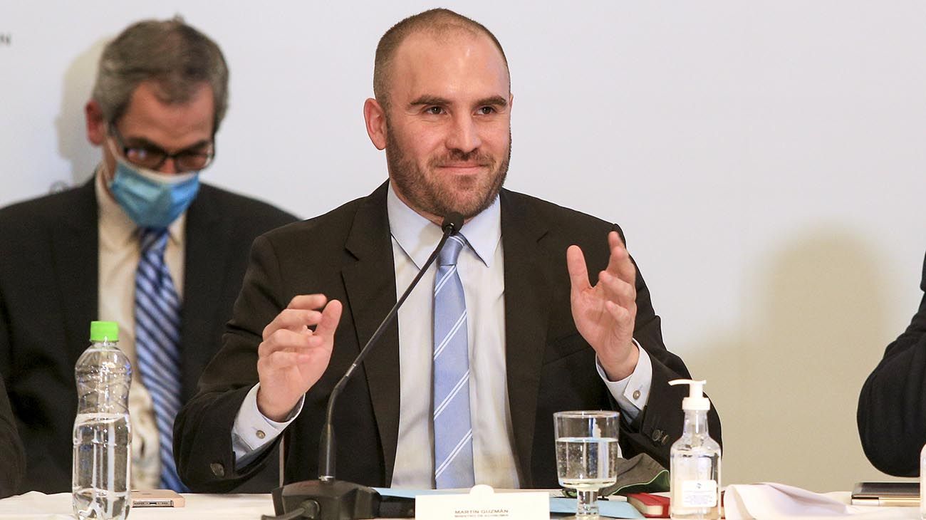 Martín Guzmán en el Senado