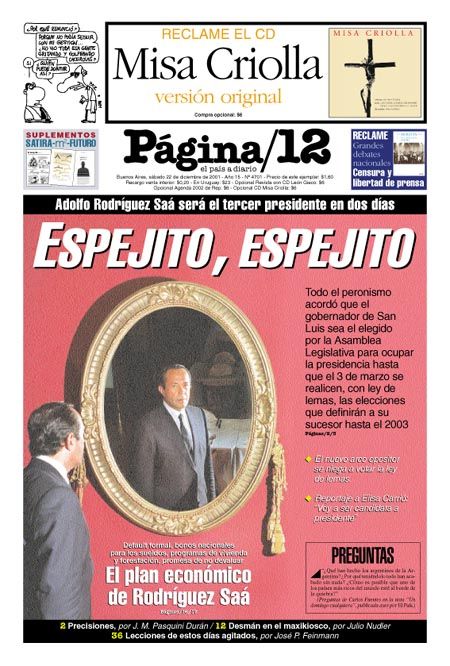 Diarios de diciembre de 2001