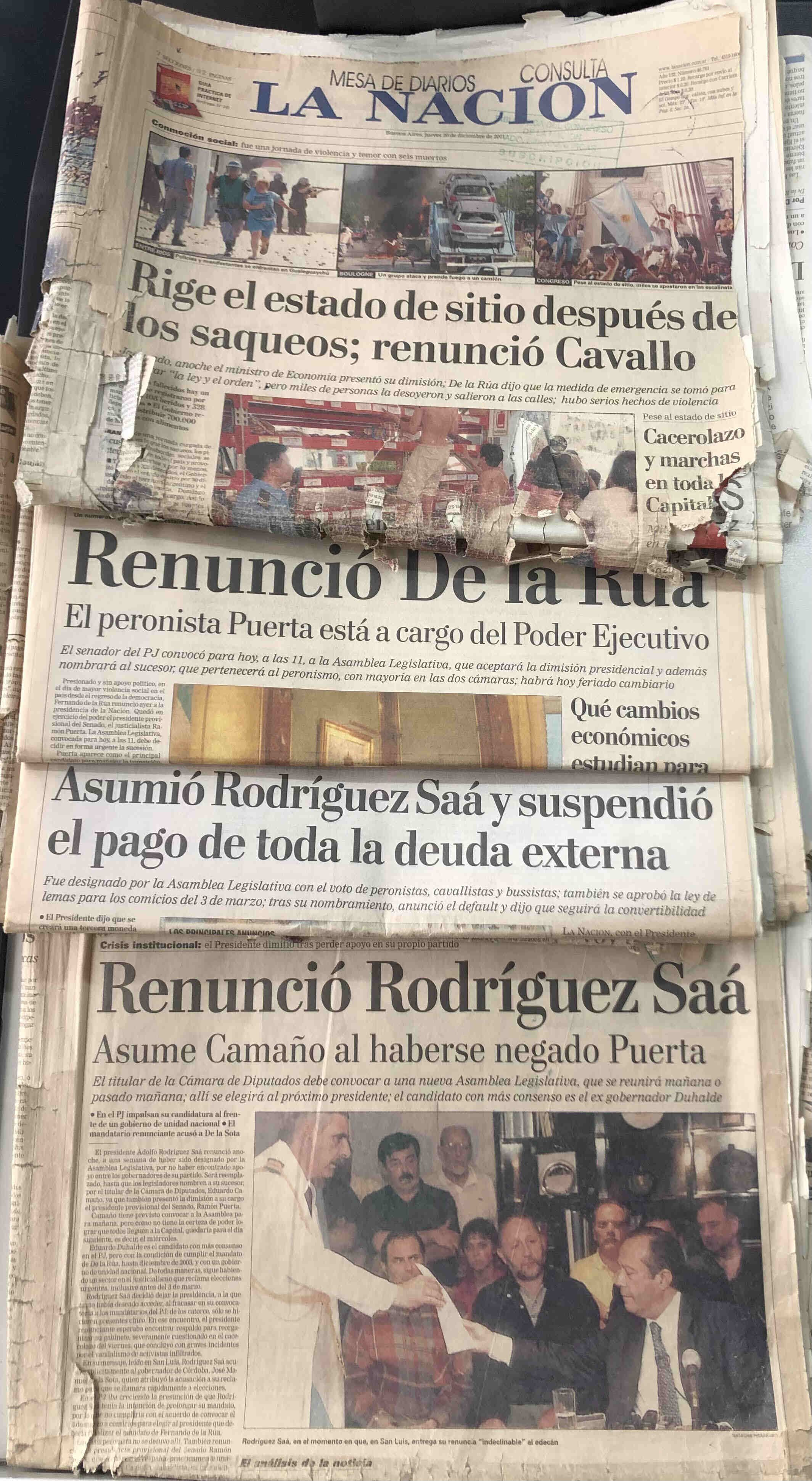 Diarios del 2001