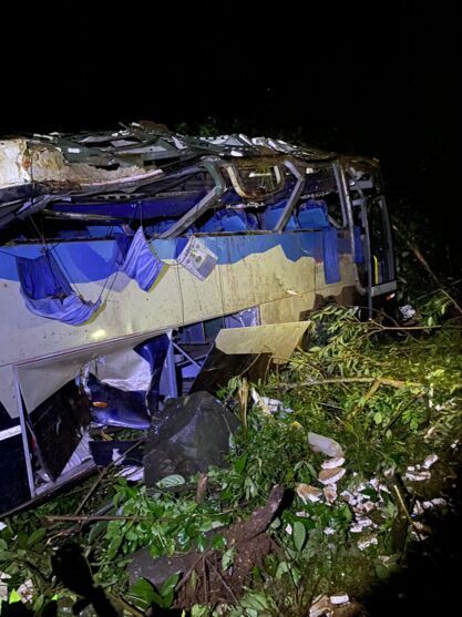 El accidente en Brasil.
