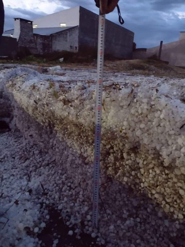 Granizo en Entre Ríos