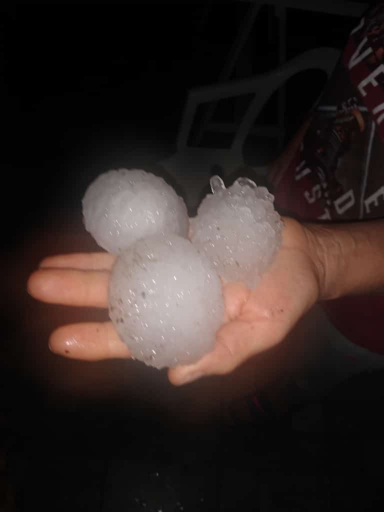 Granizo en Entre Ríos