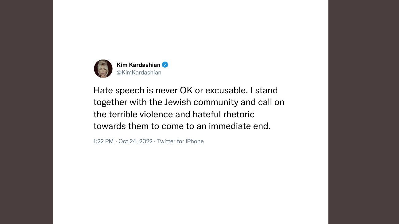 Kim Kardashian tweet