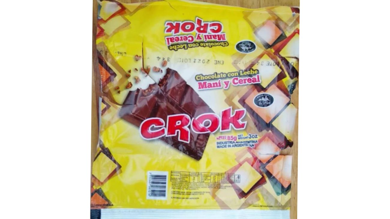 Chocolate con maní prohibido